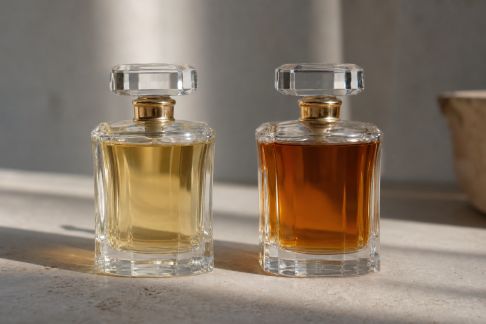 Pourquoi certains parfums changent de couleur avec le temps : explications et solutions